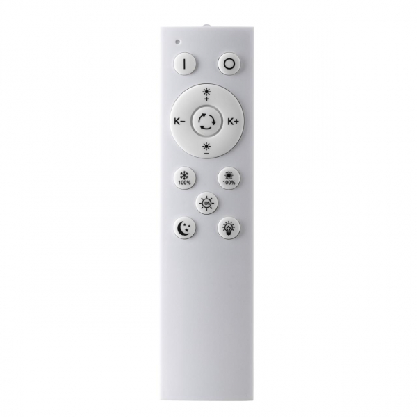 7665/64LS MITRA LED SN 64 Светильник пластик/белый LED 64Вт 3000-4000-6000K 545х505 IP20 пульт ДУ TRECKY, изображение 2