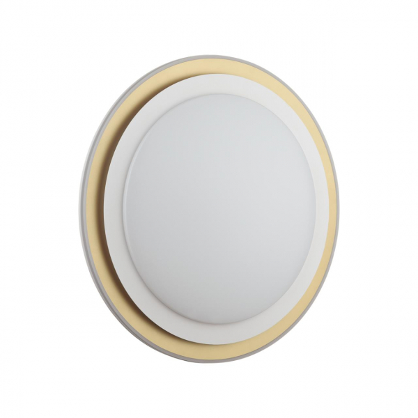 7630/EL PALE SN 041 Светильник пластик/белый/золотистый LED 72Вт с ДУ 3000-6300К D510 IP43 пульт ДУ SETTA, изображение 8