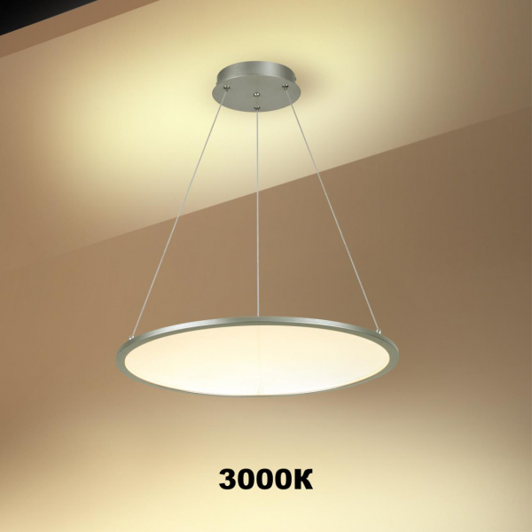 358588 OVER NT21 157 серебро Подвесной диммируемый светильник IP20 LED 3000~6000К ITER, изображение 5
