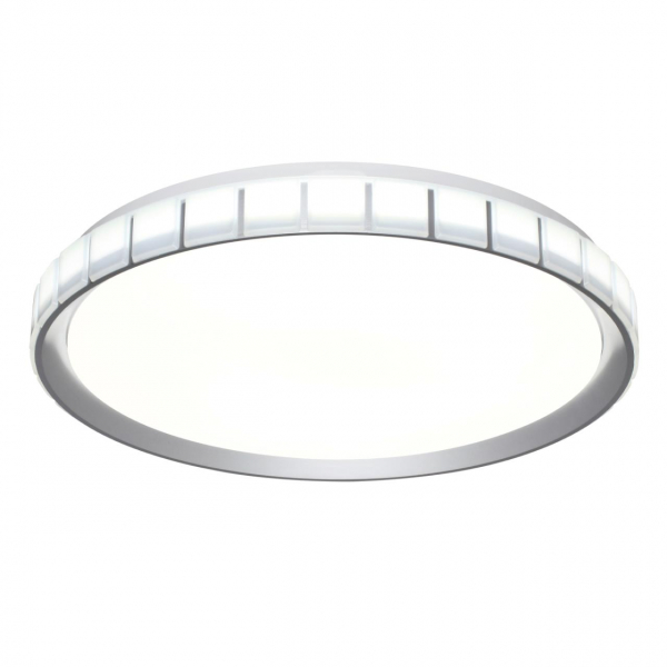 7696/EL PALE SN 90 Светильник пластик/серебристый LED 70Вт 3000-6000К D495 IP43 пульт ДУ KUPI SILVER, изображение 3