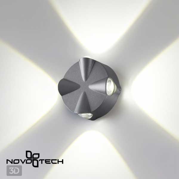 358939 STREET NT22 372 темно-серый Светильник ландшафтный светодиодный IP54 LED 4000К 4W 85-265V CALLE, изображение 4