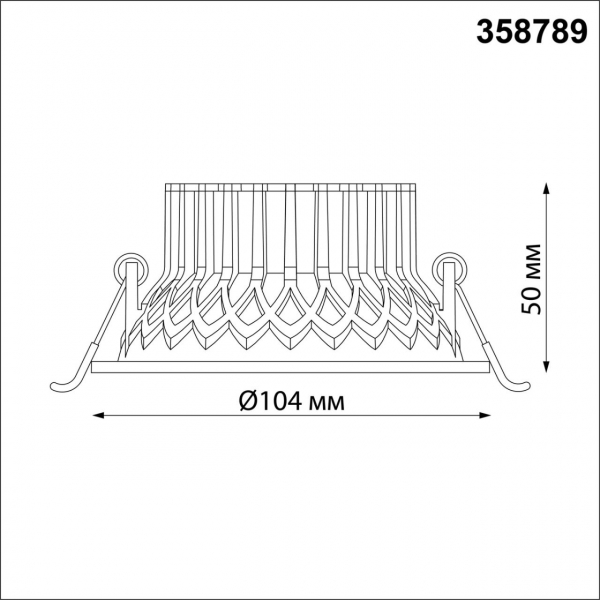 Софит 358789 BIND бел LED 15W 4000K, изображение 6