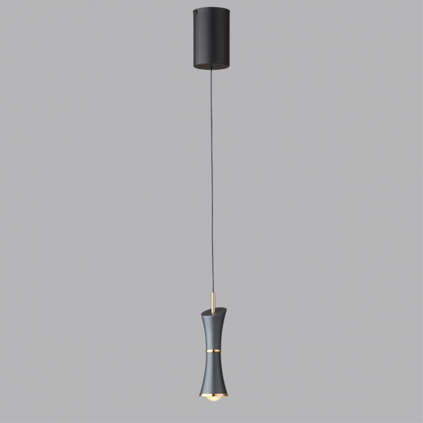 5696/7L LEDIO LN23 046 серый Подвес LED 7W 3000K 420Лм 220V LASSE, изображение 2
