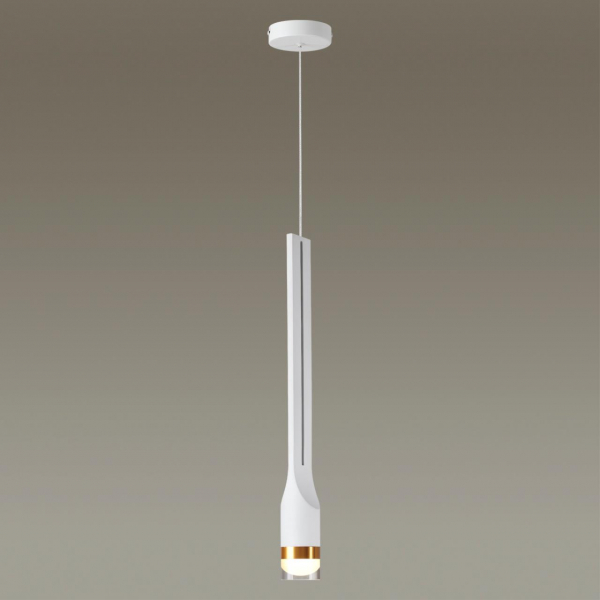 4384/5L HIGHTECH ODL23 253 белый/металл/акрил Подвесной св-к IP20 LED 5W 350Лм 3000K NILO, изображение 3