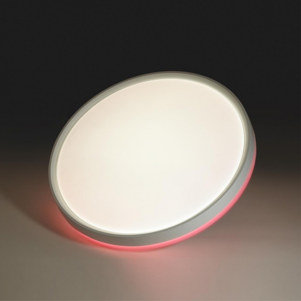 7708/DL COLOR SN 100 Светильник пластик/белый/розовый LED 48Вт 4000К D420 IP43 KEZO PINK, изображение 6