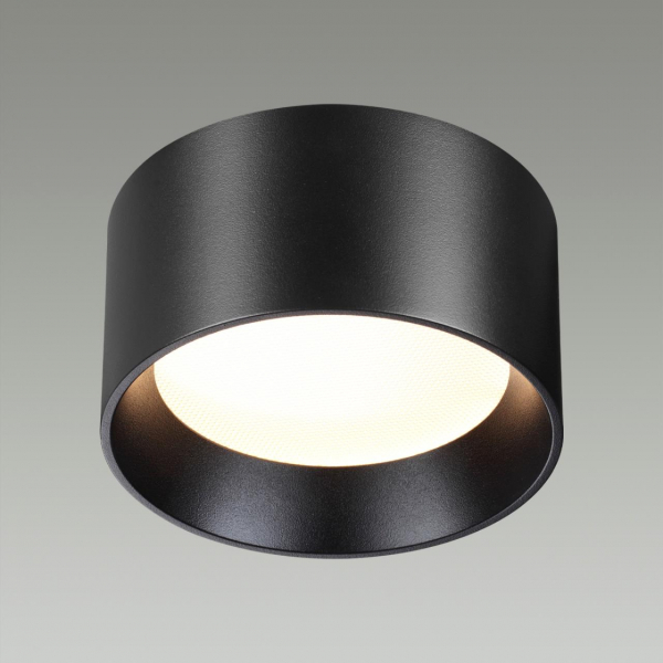 6621/10CL HIGHTECH ODL24 277 черный/металл/акрил Потолочный светильник IP20 LED 10W 3000K 220V OBEN, изображение 3