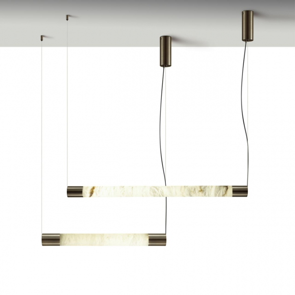 Подвес 6686/25L MARBELLA темн/латунь LED IP20 40W 3000/4000K, изображение 5