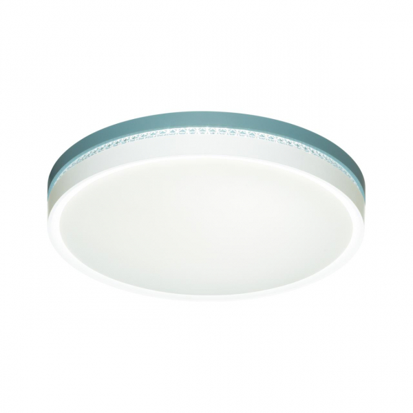 7669/EL COLOR SN 98 Светильник пластик/голубой LED 70Вт 3000-6000К D500 IP43 пульт ДУ NOHAVA BLUE, изображение 3
