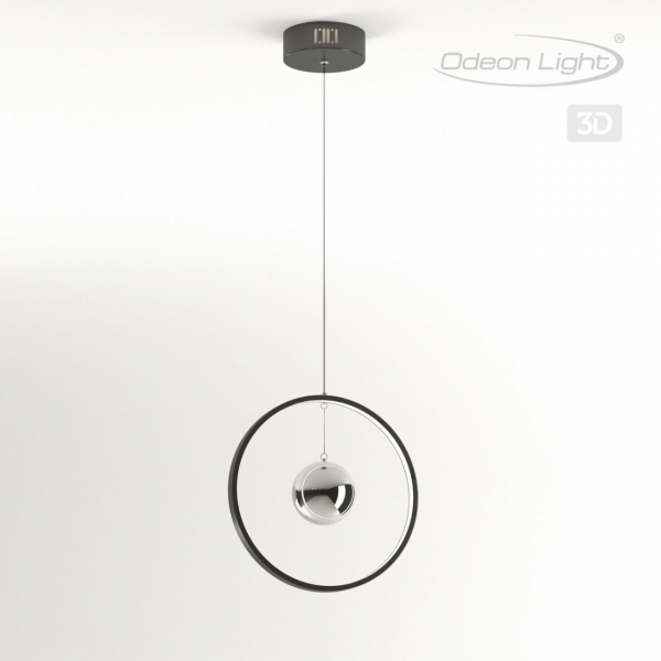 4031/21LA L-VISION ODL19 216 тёмно-серый/хром Подвес LED 21W 220V LOND, изображение 5