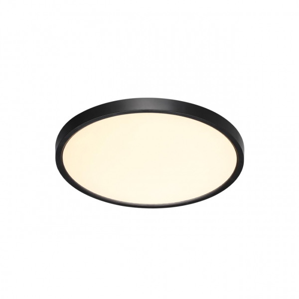 7660/24L MITRA LED SN 54 Светильник пластик/белый/черный LED 24Вт 3000/4000K D300 IP40 ALFA BLACK, изображение 6