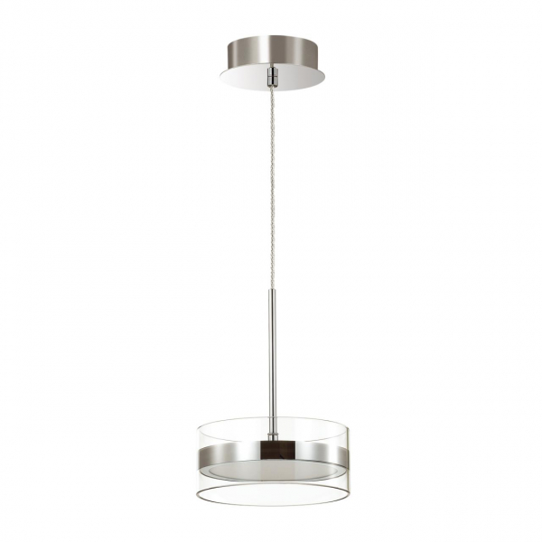 4728/14L L-VISION ODL20 355 хром/прозрачный Подвес LED 4000K 14W 220V AKELA