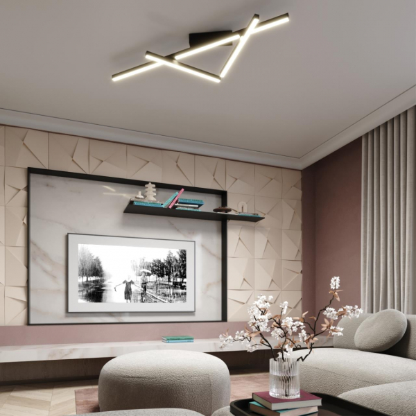 4367/50CL HIGHTECH ODL23 197 черный/металл/акрил Потолочный св-к IP20 LED 70W 3500Лм 3000K TAO, изображение 4