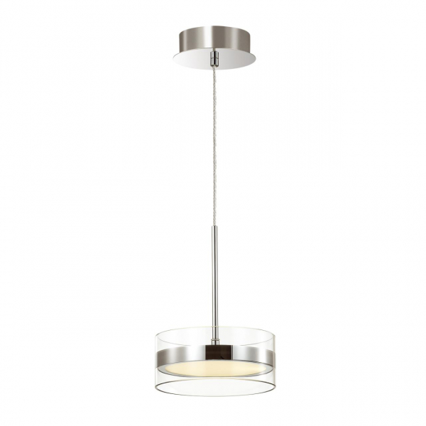 4728/14L L-VISION ODL20 355 хром/прозрачный Подвес LED 4000K 14W 220V AKELA, изображение 2