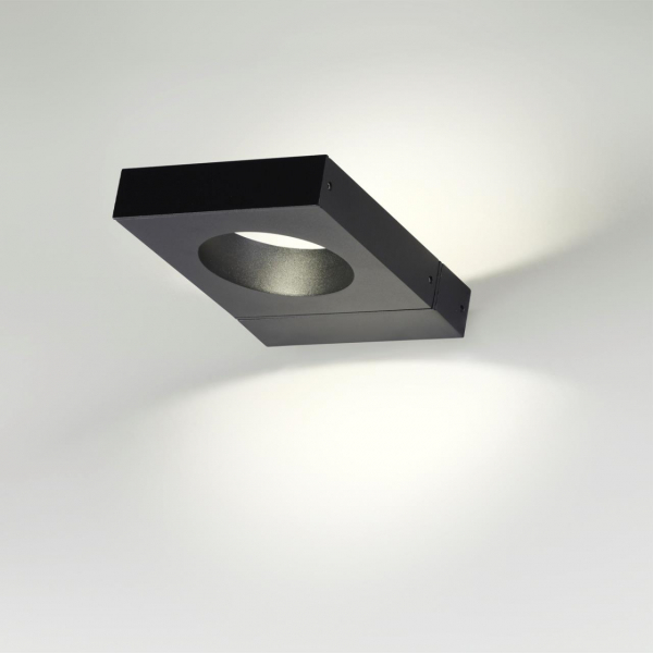 6653/5WL NATURE ODL24 623 черный/металл/акрил Уличный настенный светильник IP54 LED 5W 4000K AC85-265V COMO, изображение 2