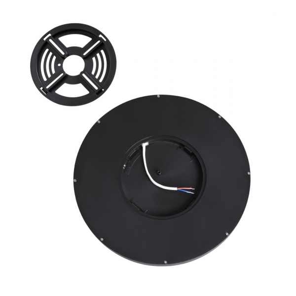 7660/24L MITRA LED SN 54 Светильник пластик/белый/черный LED 24Вт 3000/4000K D300 IP40 ALFA BLACK, изображение 9