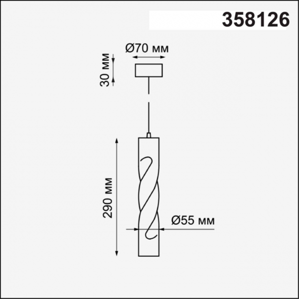 358126 OVER NT19 226 зол Накладной светильник, длина провода 1м IP20 LED 3000K 12W 160 - 265V ARTE, изображение 3