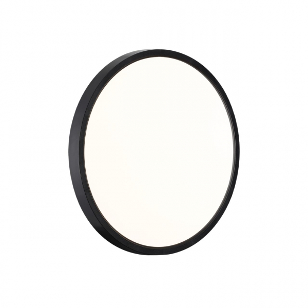 7660/24L MITRA LED SN 54 Светильник пластик/белый/черный LED 24Вт 3000/4000K D300 IP40 ALFA BLACK, изображение 11