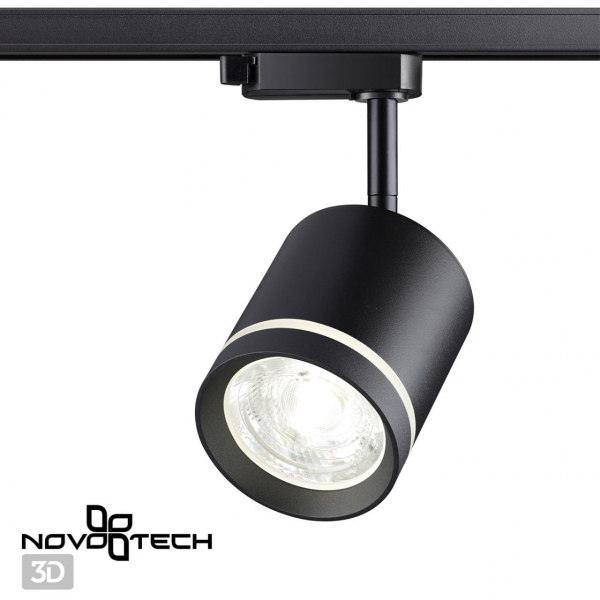 Трек 358801 (1ф/3ж) ARUM черный LED 15W 4000K черный, изображение 7