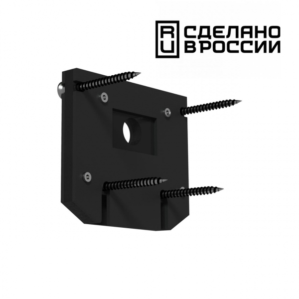 Заглушка торцевая черная FLUM 135131