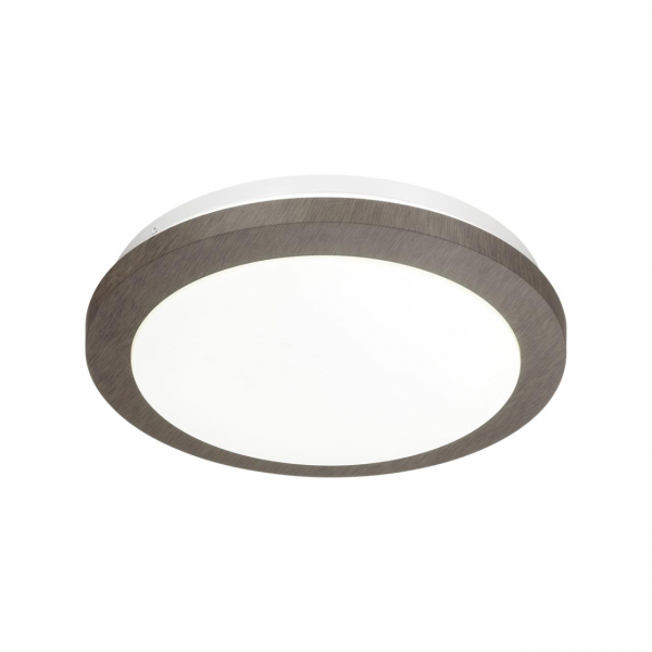 7606/CL PALE SN 023 Светильник пластик/белый/коричневый под дерево LED 30Вт без ДУ 4000К D340 IP43 KAFA, изображение 2