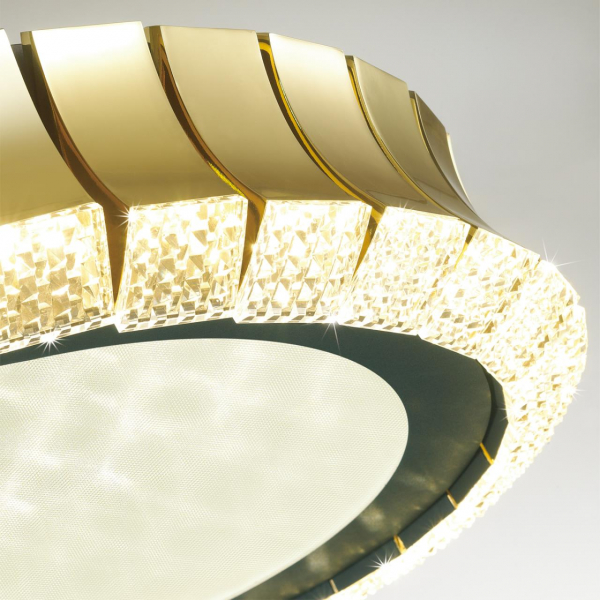 4994/75L L-VISION ODL23 373 золотой/черный/металл/акрил Люстра потолочная LED 75W 3000K ASTURO, изображение 4
