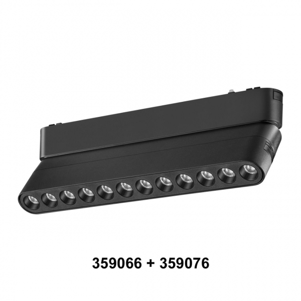 359066 SHINO NT23 047 черный Доп. адаптпер для создания поворотных светильников с арт. 359072, 359076, 359080 IP20 12W SMAL, изображение 3