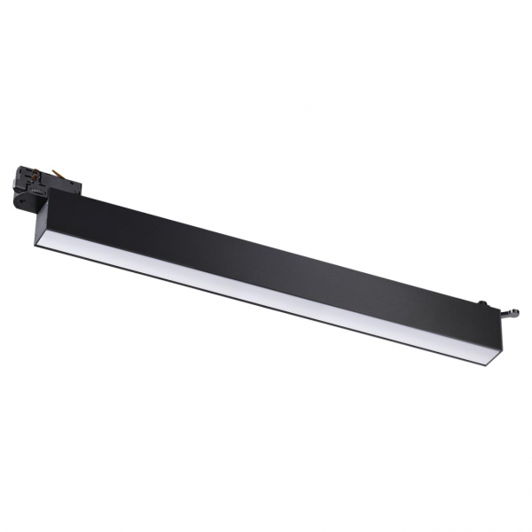 358839 PORT NT22 140 черный Светильник трехфазный трековый светодиодный IP20 LED 4000K 30W 220V ITER, изображение 2
