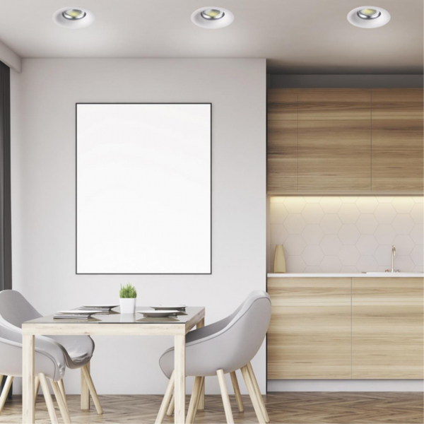 358025 SPOT NT19 277 белый Встраиваемый светильник IP20 LED 4100К 20W 220V GLOK, изображение 2