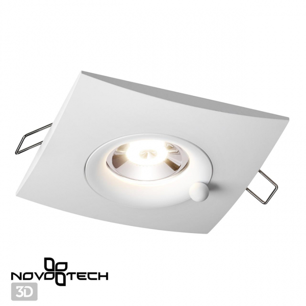 370793 SPOT NT21 336 белый Светильник встраиваемый влагозащищенный IP44 GU10 50W 220V WATER, изображение 2