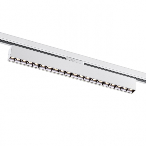 358864 PORT NT22 143 белый Светильник трехфазный трековый светодиодный IP20 LED 4000K 30W 220V ITER, изображение 2