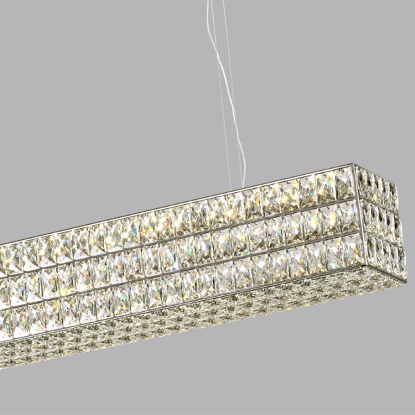 4927/60L L-VISION ODL24 483 хром/металл/хрусталь Люстра LED 60W 4000K 3269Лм PANTA, изображение 4