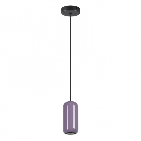 5053/1 PENDANT ODL24 311 черный/сиреневый/металл Подвес GU10 LED 4W OVALI