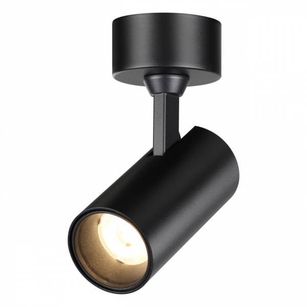 359228 OVER NT23 220 черный Светильник накладной светодиодный IP20 LED 15W 220V 1440Лм 3000К SELENE, изображение 2