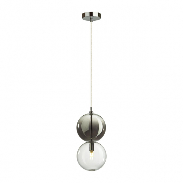 4980/1A PENDANT ODL22 340 хром/дымчатый/стекло Подвес G9 1*40W TWIXY, изображение 2