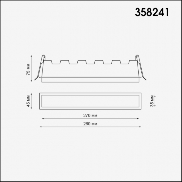 358241 SPOT NT19 305 белый Встраиваемый светильник IP20 LED 20W 85-265V HIELO, изображение 3