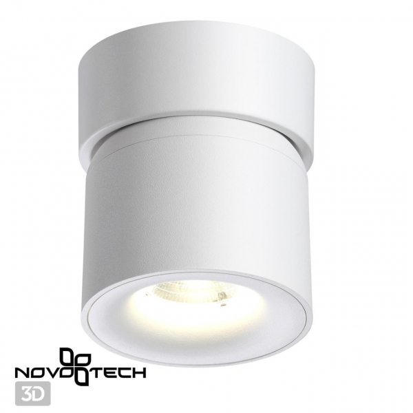 358808 OVER NT21 218 белый Светильник накладной светодиодный IP20 LED 10W 850Лм 4000K 220V GESSO, изображение 8