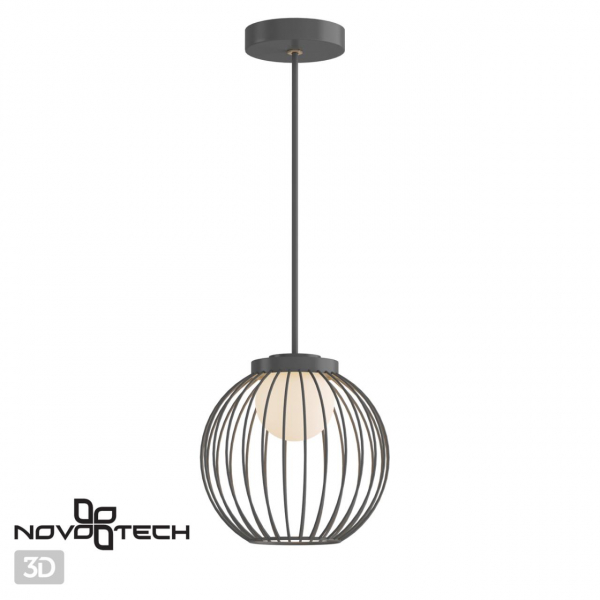 358288 STREET NT19 365 темно-серый Ландшафтный подв.светильник IP65 LED 4000K 7W 220-240V CARRELLO, изображение 4