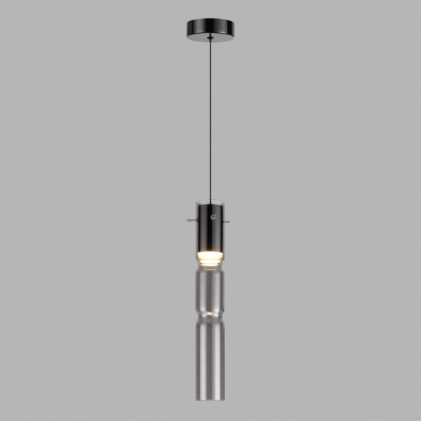 5059/5L PENDANT ODL24 323 черный/дымчатый/металл/стекло Подвес LED 5W 3000K SCROW, изображение 3