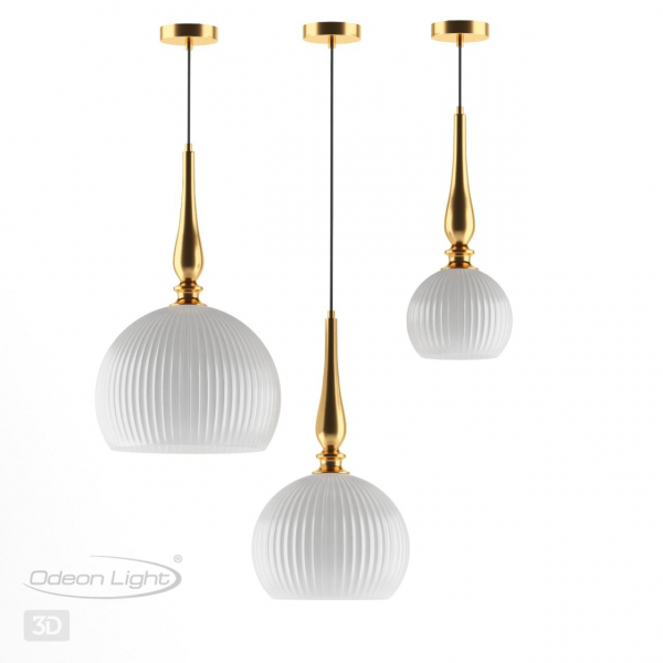 4766/1 PENDANT ODL21 369 белый/бронзовый Подвес E27 60W RUNGA, изображение 6