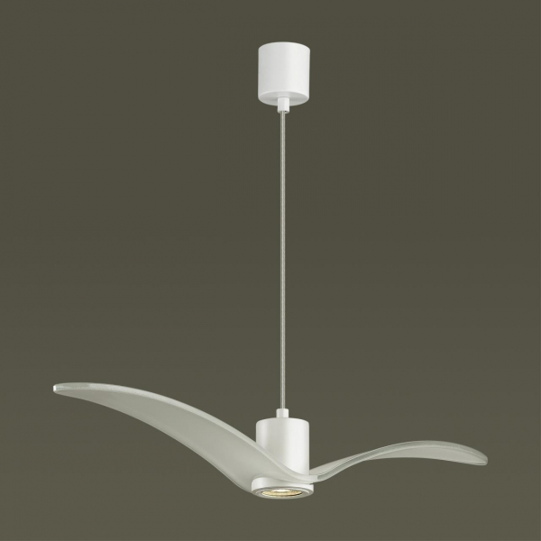 4904/1A PENDANT ODL22 333 белый/стекло Подвес GU10 1*5W BIRDS, изображение 2