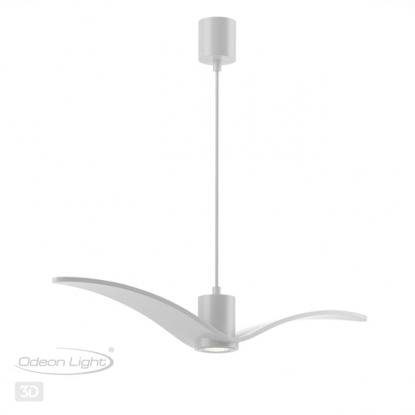 4904/1A PENDANT ODL22 333 белый/стекло Подвес GU10 1*5W BIRDS, изображение 7