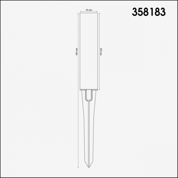 358183 STREET NT19 392 темно-серый Плафон для светильника (арт.358180-358181) NOKTA, изображение 5