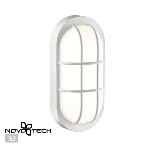 358916 STREET NT22 394 белый Ландшафтный светодиодный светильник IP65 LED 4000К 10W 85-265V OPAL, изображение 5