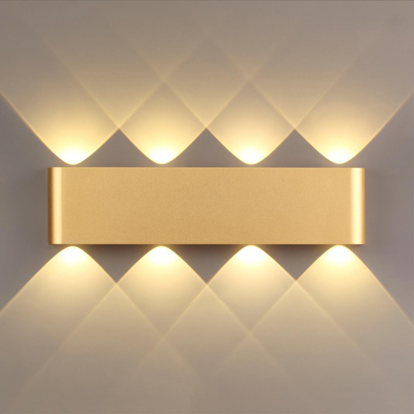 3893/8WL HIGHTECH ODL20 233 золотистый/металл Настенный светильник LED 3000K 8W 220V MAGNUM, изображение 3