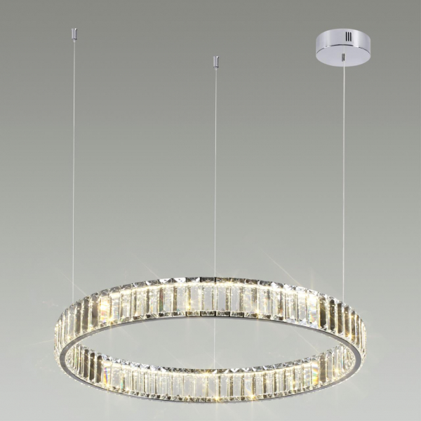 4930/36L L-VISION ODL24 489 хром/прозрачный металл/хрусталь Люстра LED 36W 4000K 4280Лм VEKIA, изображение 4