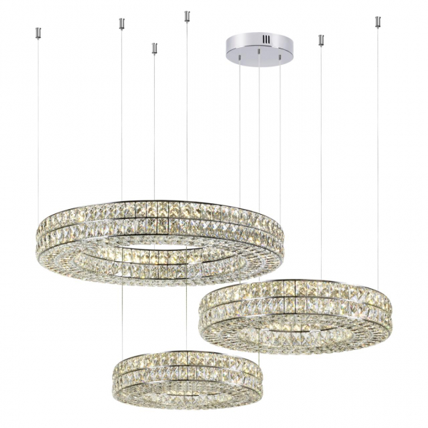 4927/98L L-VISION ODL24 479 хром/металл/хрусталь Люстра LED 98W 4000K 5850Лм PANTA, изображение 4