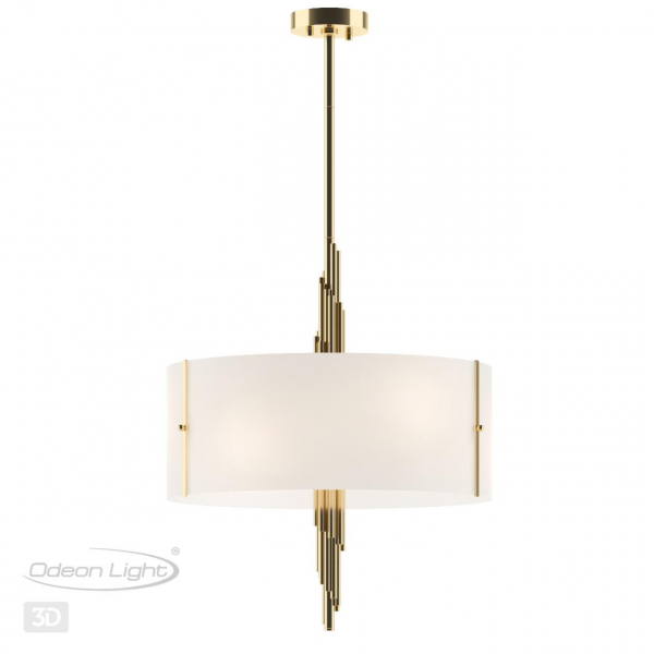 5415/6 MODERN ODL_EX23 87 бронзовый/белый матовый/металл/стекло Люстра E27 6*40W MARGARET, изображение 5