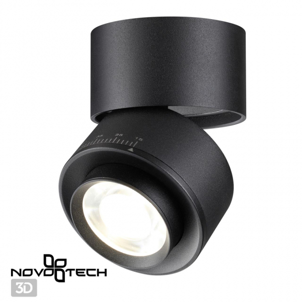 358946 OVER NT22 200 черный Светильник накладной светодиодный IP20 LED 4000К 18W 220V EDDY, изображение 9