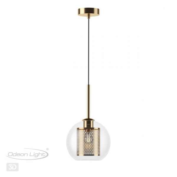 4939/1 PENDANT ODL22 335 античн.бронза/металл/прозрачный/стекло Подвес E27 1*40W CLOCKY, изображение 6