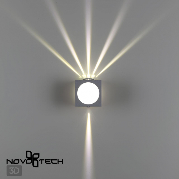 358565 STREET NT21 379 темно-серый Ландшафтный настенный светильник IP54 LED 4000K 8W 85-265V CALLE, изображение 4